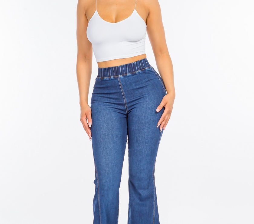 American Bazi High Waist Curvy Flare Jeans