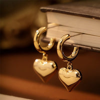 Heart Drop Earring