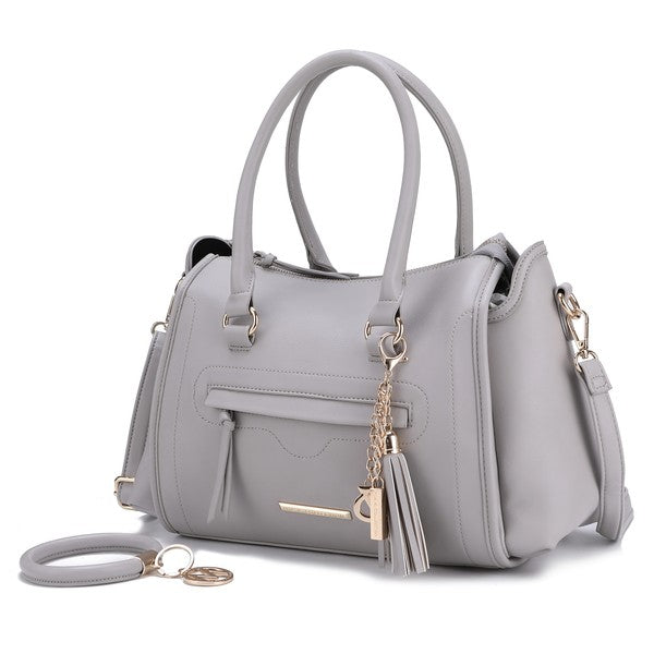 MKF Valeria Satchel with Keyring by Mia K