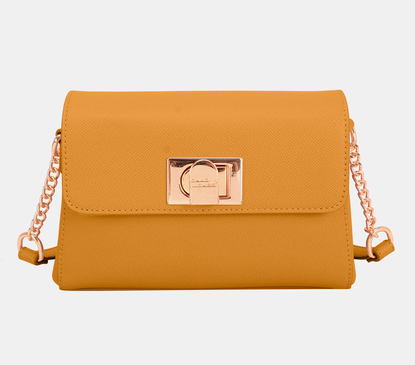 David Jones PU Leather Crossbody Bag