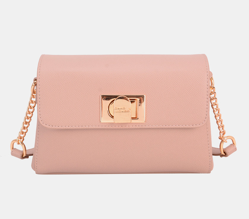 David Jones PU Leather Crossbody Bag