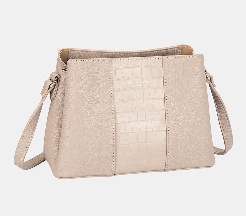 David Jones PU Leather Crossbody Bag